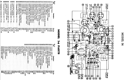 34B ; Philco, Philadelphia (ID = 528409) Radio