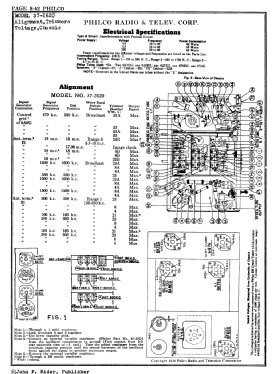 37-2620CS ; Philco, Philadelphia (ID = 2865579) Radio