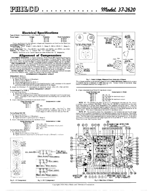 37-2620J ; Philco, Philadelphia (ID = 2900388) Radio