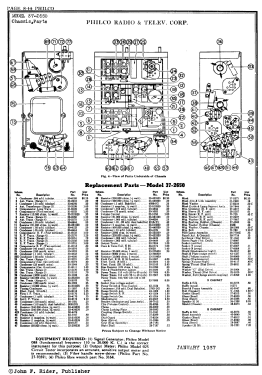 37-2650B ; Philco, Philadelphia (ID = 2865584) Radio