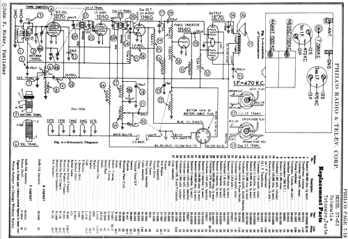 37-33B ; Philco, Philadelphia (ID = 502973) Radio