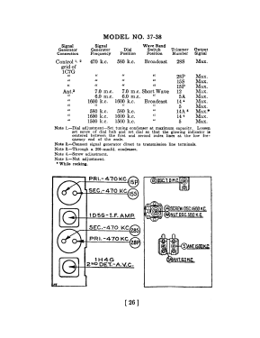 37-38F ; Philco, Philadelphia (ID = 2833644) Radio