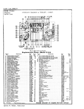 37-610B ; Philco, Philadelphia (ID = 2862512) Radio