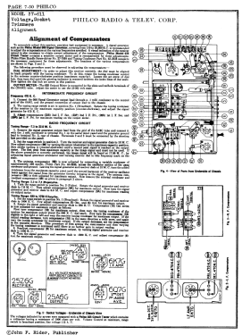 37-611T ; Philco, Philadelphia (ID = 2862533) Radio