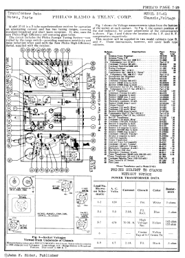 37-61B ; Philco, Philadelphia (ID = 2861825) Radio