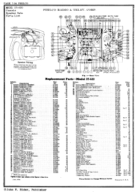 37-620 Deluxe Radiobar; Philco, Philadelphia (ID = 2805727) Radio