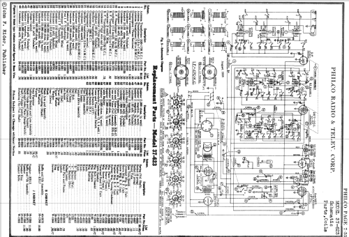 37-623B ; Philco, Philadelphia (ID = 502983) Radio