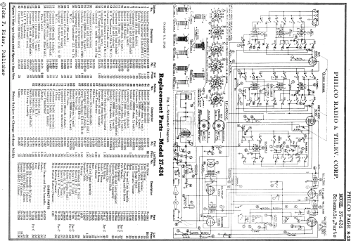 37-624B Farm Radio; Philco, Philadelphia (ID = 502989) Radio