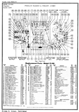 37-640MX ; Philco, Philadelphia (ID = 2806815) Radio