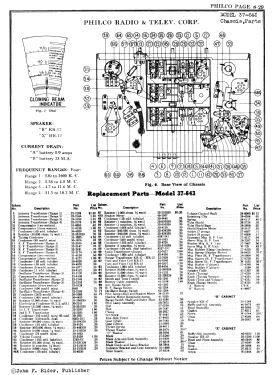 37-643B ; Philco, Philadelphia (ID = 2807197) Radio