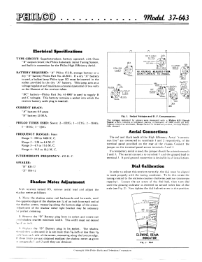 37-643X ; Philco, Philadelphia (ID = 2900382) Radio