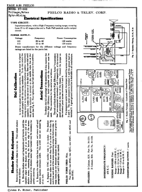 37-665X ; Philco, Philadelphia (ID = 2865563) Radio