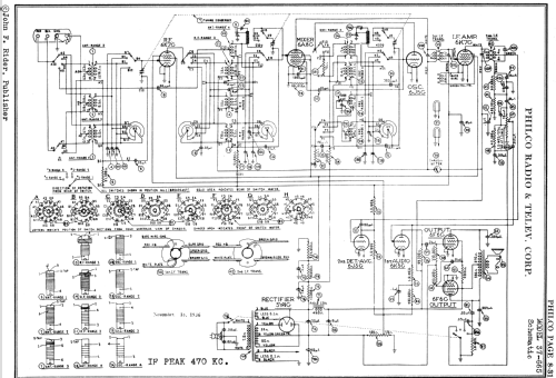 37-665X ; Philco, Philadelphia (ID = 502996) Radio