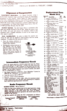 38-12CBI ; Philco, Philadelphia (ID = 2711013) Radio