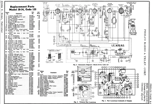 38-34B ; Philco, Philadelphia (ID = 501924) Radio