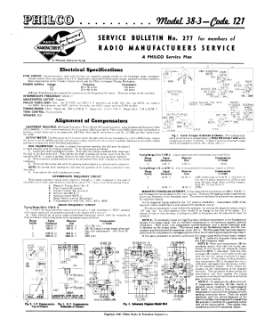 38-3-3PC ; Philco, Philadelphia (ID = 2900447) Radio