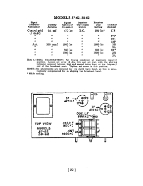 38-62F ; Philco, Philadelphia (ID = 2844092) Radio