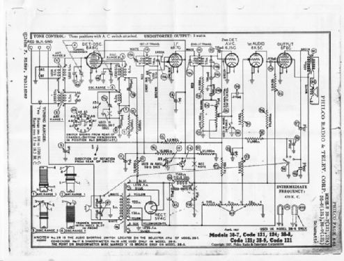 38-9K ; Philco, Philadelphia (ID = 91250) Radio