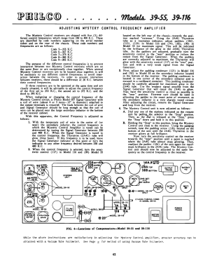 39-116PCX ; Philco, Philadelphia (ID = 2917608) Radio