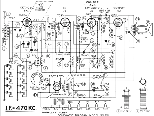 39-118F ; Philco, Philadelphia (ID = 482994) Radio