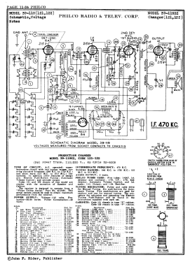 39-119EZ ; Philco, Philadelphia (ID = 2872885) Radio