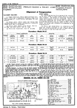39-119F ; Philco, Philadelphia (ID = 2872867) Radio
