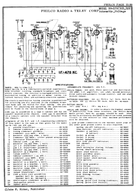 39-175F ; Philco, Philadelphia (ID = 2873330) Radio