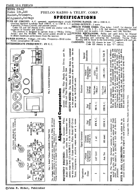 39-17T ; Philco, Philadelphia (ID = 2869627) Radio