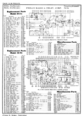 39-711T ; Philco, Philadelphia (ID = 2873342) Radio