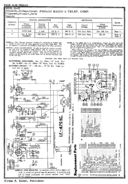 39-71T Code 121; Philco, Philadelphia (ID = 2870090) Radio