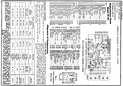 39-744T ; Philco, Philadelphia (ID = 143379) Radio