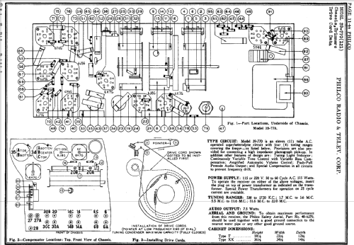 39-770T ; Philco, Philadelphia (ID = 143094) Radio