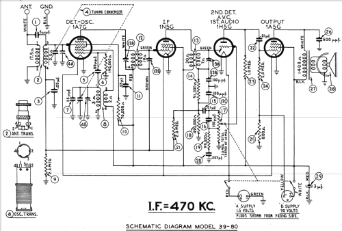 39-80XF ; Philco, Philadelphia (ID = 483627) Radio