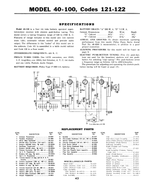 40-100F ; Philco, Philadelphia (ID = 2915707) Radio