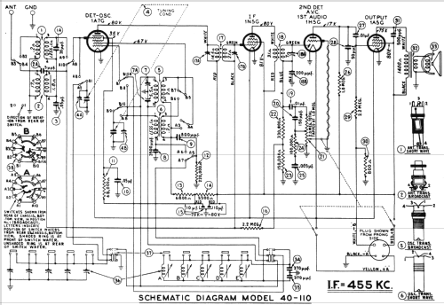 40-110B ; Philco, Philadelphia (ID = 491926) Radio