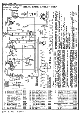 40-120CI ; Philco, Philadelphia (ID = 2870122) Radio