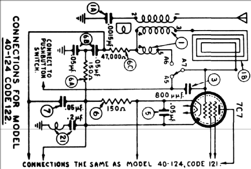 40-124C Code 122; Philco, Philadelphia (ID = 491923) Radio