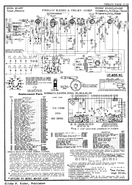 40-140T ; Philco, Philadelphia (ID = 2874030) Radio