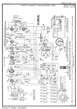 40-190XF ; Philco, Philadelphia (ID = 2876930) Radio