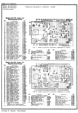 40-725PXX ; Philco, Philadelphia (ID = 2874670) Radio