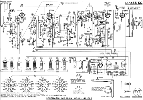 40-725T ; Philco, Philadelphia (ID = 484537) Radio