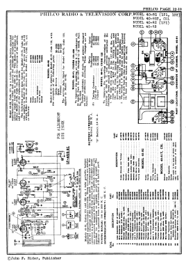 40-81T Code 122; Philco, Philadelphia (ID = 2876068) Radio