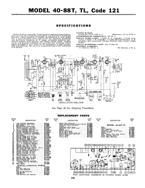 40-88T ; Philco, Philadelphia (ID = 2915374) Radio