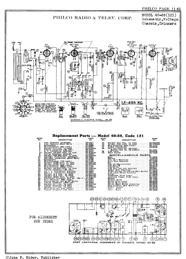 40-88T-TL ; Philco, Philadelphia (ID = 2874337) Radio