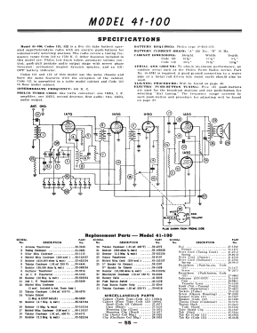 41-100F ; Philco, Philadelphia (ID = 2918733) Radio