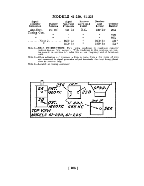 41-225C ; Philco, Philadelphia (ID = 2845855) Radio