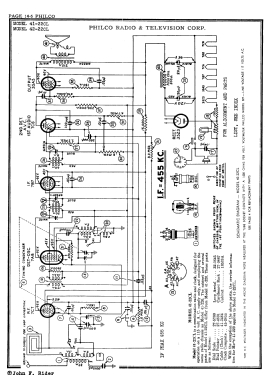 41-22CL ; Philco, Philadelphia (ID = 2879563) Radio