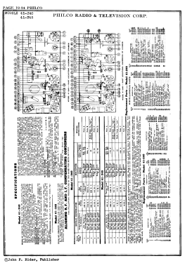 41-240T ; Philco, Philadelphia (ID = 2877414) Radio