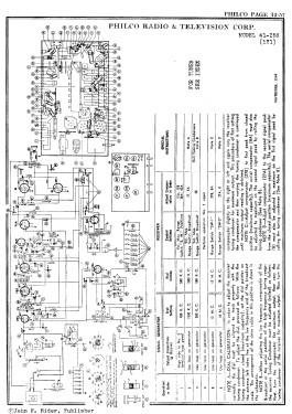 41-256T ; Philco, Philadelphia (ID = 2877416) Radio