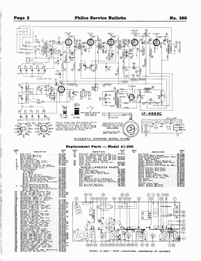 41-265K ; Philco, Philadelphia (ID = 2901087) Radio